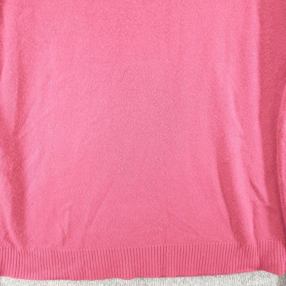 JMS Just My Size Women's Pullover Knit Sweater Beet Red Burgundy 2X Scoop Neck - Picture 7 of 12